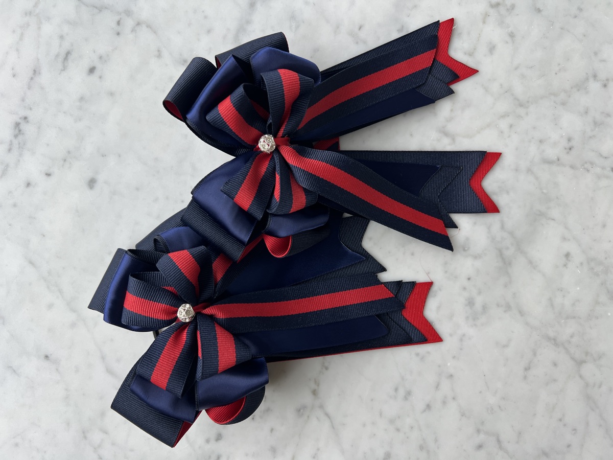 Navy & Red Stripe
